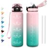 32oz-1000ml | Paille | Rose + Cyan