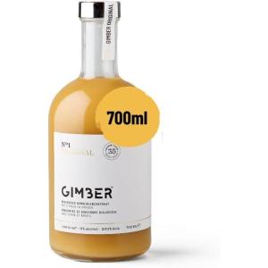 GIMBER N°1 700 ml Original – Concentré de gingembre biologique à base de gingembre, citron et épices | Sans alcool, 100 % biologique | Pour cocktail ou à boire pur