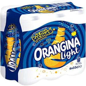 ORANGINA Zéro Boisson gazeuse à la pulpe d&rsquo;orange sans sucres 6 x 33 cl