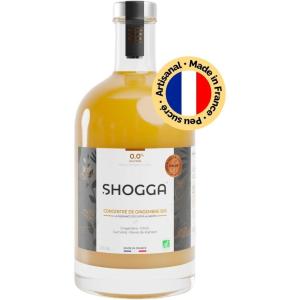 SHOGGA | Jus de gingembre bio | Made in France | Boisson premium sans alcool | 12 super-aliments : gingembre frais pressé à froid, citron, curcuma, poivre de Kampot, herbes et épices (200ml)(200 ml)