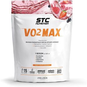 STC NUTRITION – VO2 Max® – Préparation pour boisson énergétique isotonique spécial efforts intenses – 15 doses – 525 g – Fruits Rouges(Fruits Rouges)