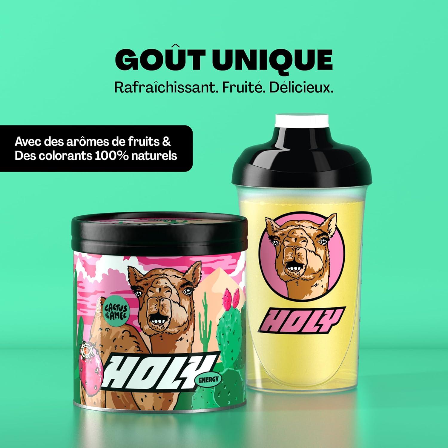 image:imageHOLY Energy Gaming Booster Gorillas Grape avec got de raisin vert en poudre 50 portions avec NewCaff amp extrait de th vert Focus Drink Vegan avec armes de fruits 100 naturelsCactus Camel