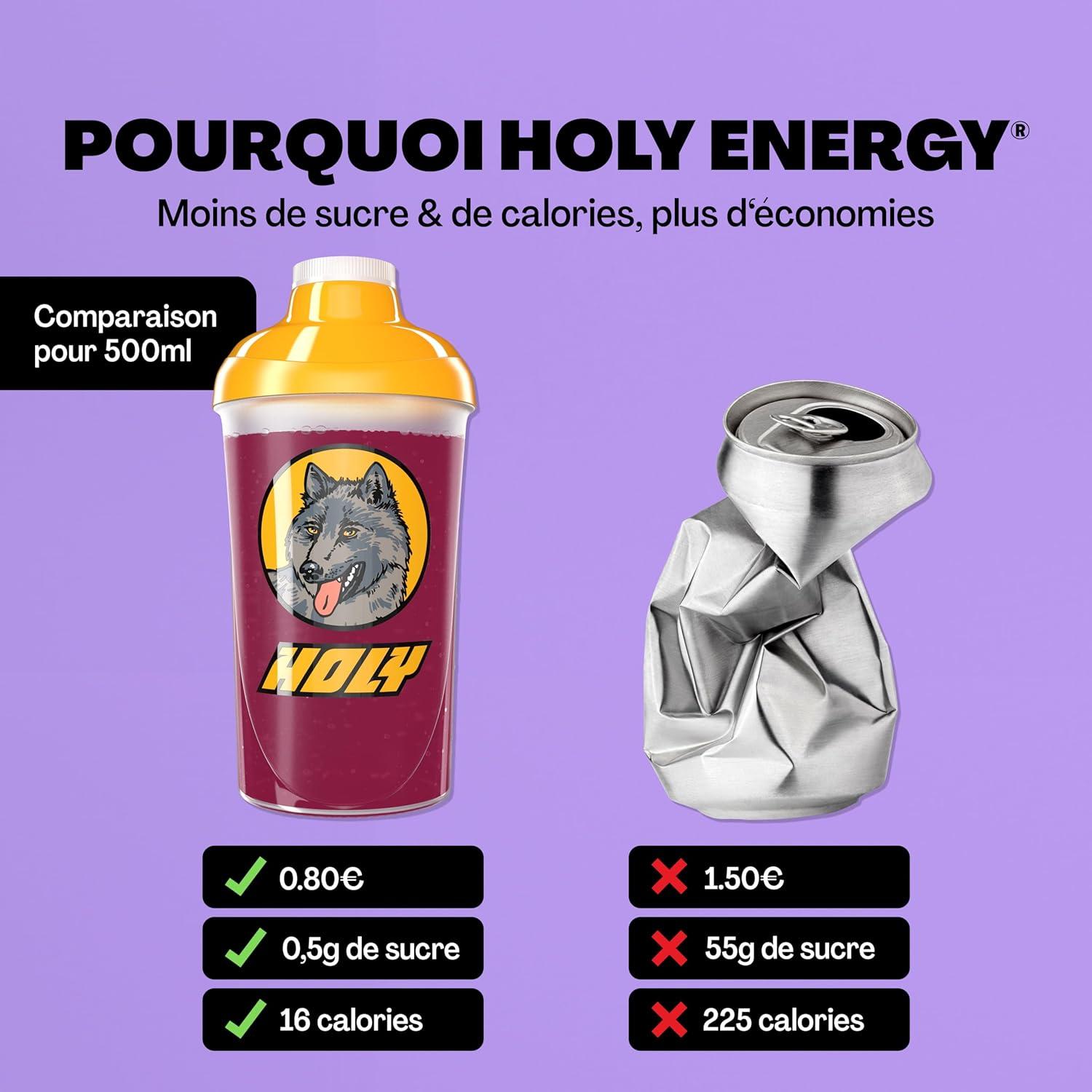 image:imageHOLY Energy Gaming Booster Gorillas Grape avec got de raisin vert en poudre 50 portions avec NewCaff amp extrait de th vert Focus Drink Vegan avec armes de fruits 100 naturelsWildberry Wolf