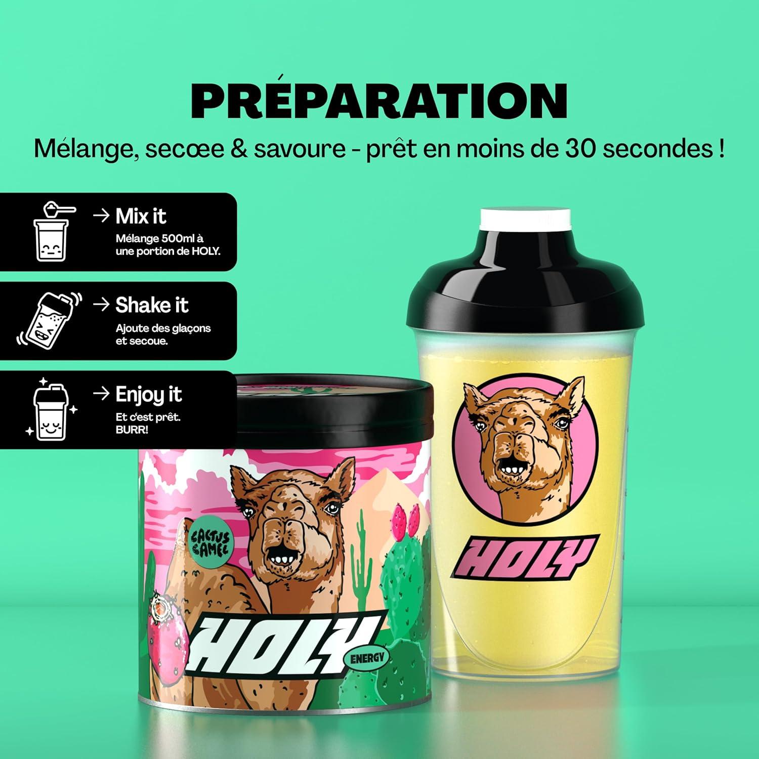 image:imageHOLY Energy Gaming Booster Gorillas Grape avec got de raisin vert en poudre 50 portions avec NewCaff amp extrait de th vert Focus Drink Vegan avec armes de fruits 100 naturelsCactus Camel