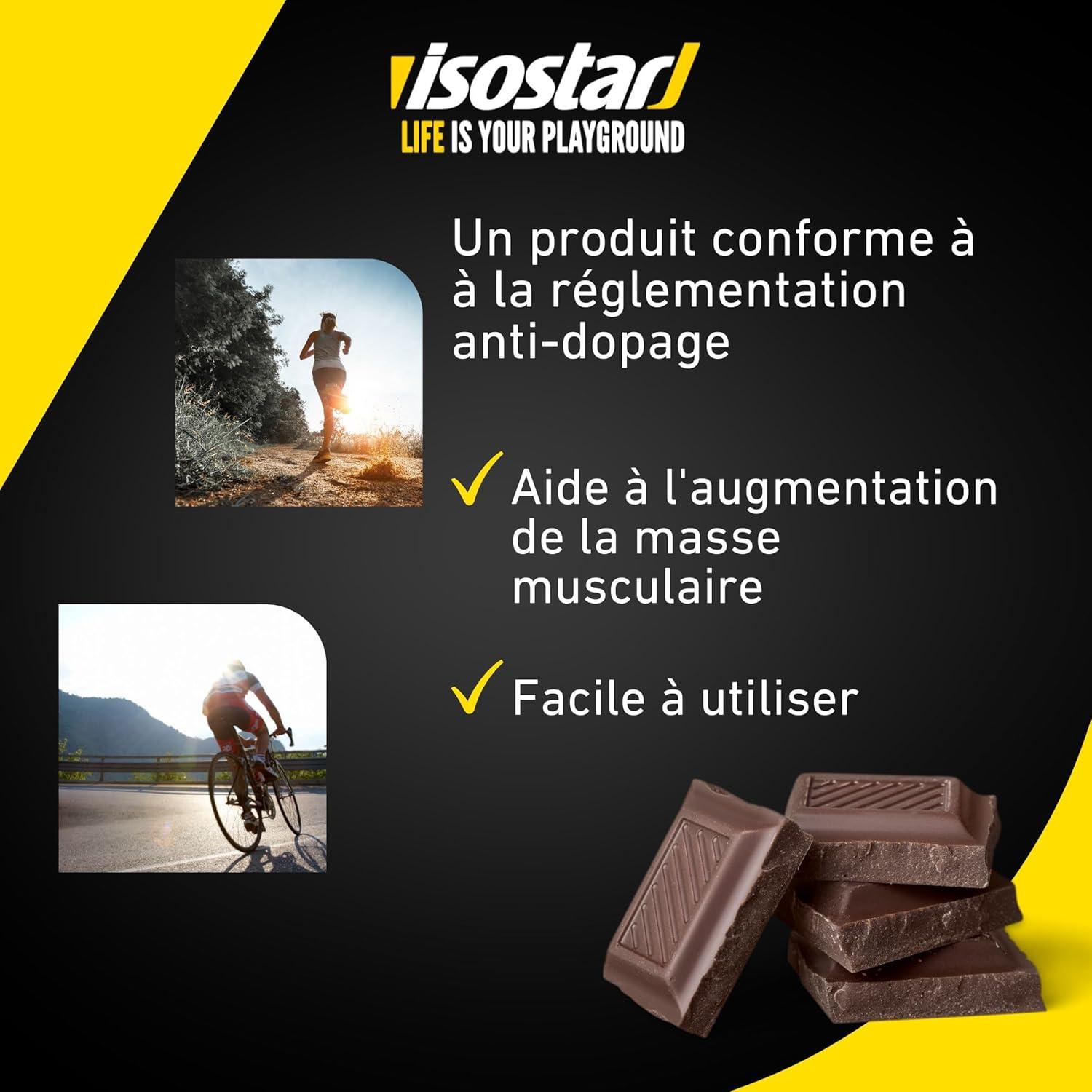 image:imageIsostar High Protein 90 Poudre pour Boisson Hyperprotine Chocolat 16 Boissons 400 gHigh Protein 90 Choco