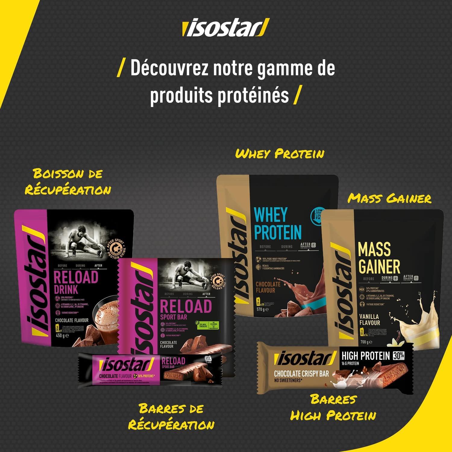 image:imageIsostar High Protein 90 Poudre pour Boisson Hyperprotine Chocolat 16 Boissons 400 gHigh Protein 90 Choco