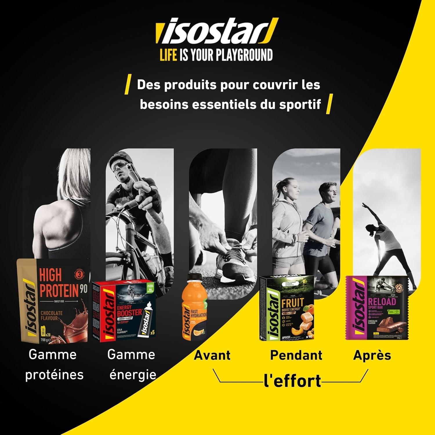 image:imageIsostar High Protein 90 Poudre pour Boisson Hyperprotine Chocolat 16 Boissons 400 gHigh Protein 90 Choco