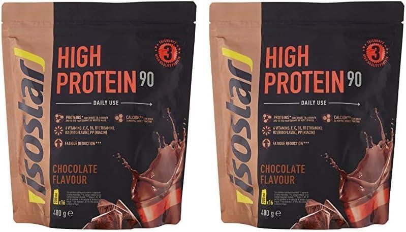 image:imageIsostar High Protein 90 Poudre pour Boisson Hyperprotine Chocolat 16 Boissons 400 gHigh Protein 90 Choco