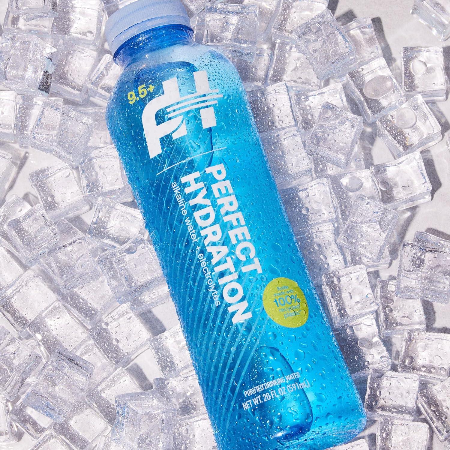image:imagePerfect Hydration Eau potable alcaline au pH 95 minraux lectrolytes pour le got 2 botes de 38 litres 2 botes de 37854 mlWater