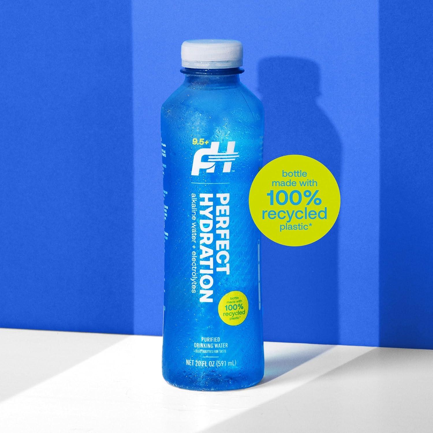 image:imagePerfect Hydration Eau potable alcaline au pH 95 minraux lectrolytes pour le got 2 botes de 38 litres 2 botes de 37854 mlWater