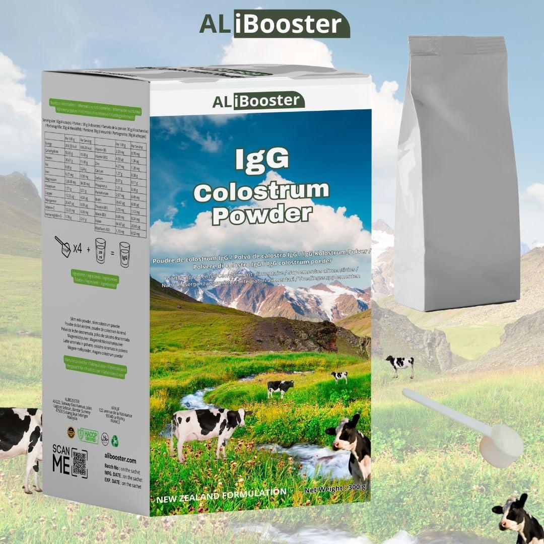 image:imagePoudre Laitire Premium au Colostrum 300g Mlange Naturel avec Lait en Poudre Boisson Nutritive Sans Additifs Origine NouvelleZlande