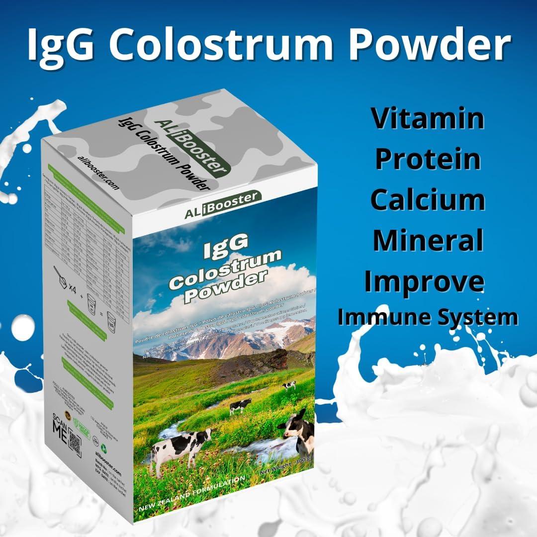 image:imagePoudre Laitire Premium au Colostrum 300g Mlange Naturel avec Lait en Poudre Boisson Nutritive Sans Additifs Origine NouvelleZlande