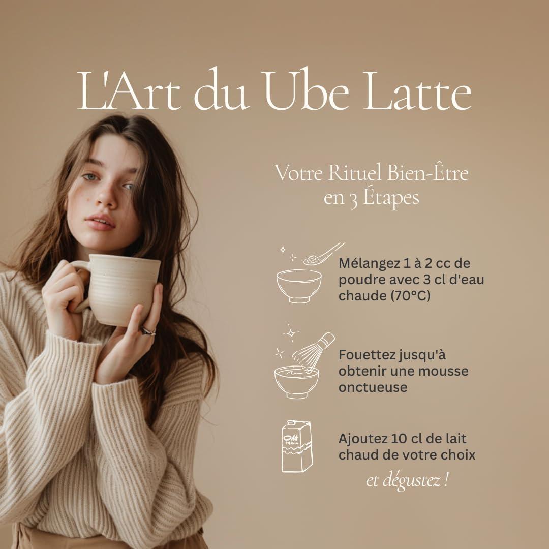 image:imagePoudre Ube Premium 100g Origine Philippines Riche en Antioxydants Idal Ube Latte Smoothies amp Ptisserie Sans Cafine Sans Gluten Vegan SEVEN TASTE Marque Franaise