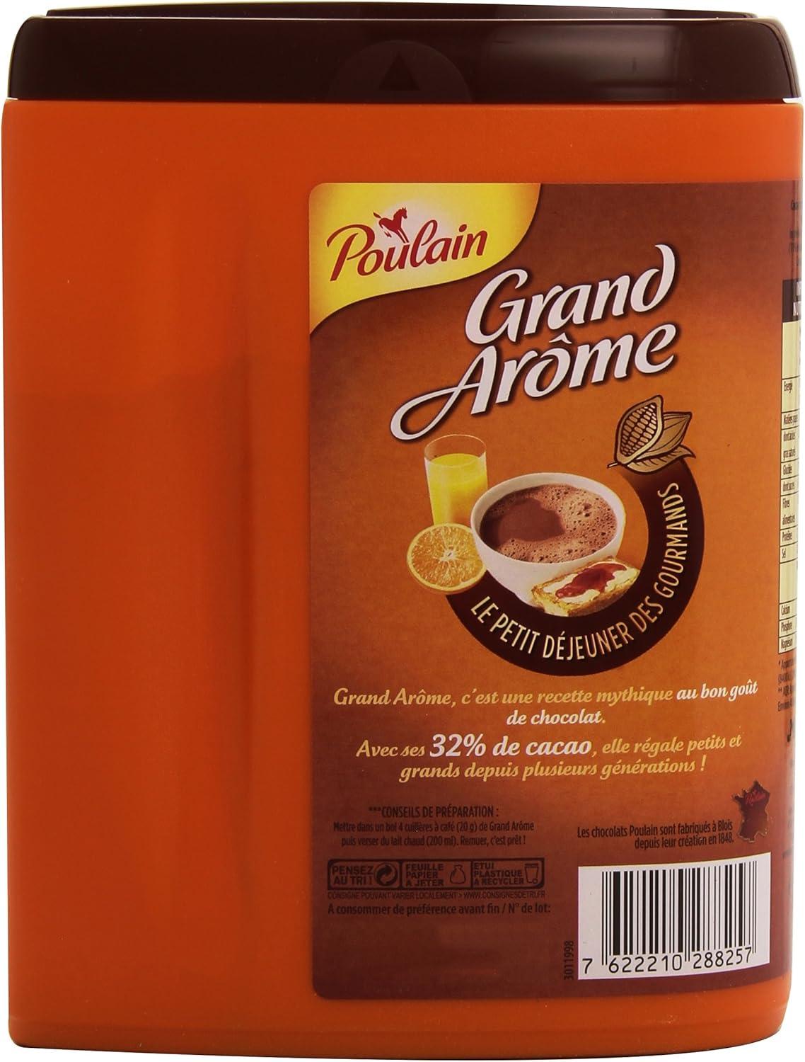 image:imagePoulain Chocolat Grand Arme Moins de Sucre 400 g800 g Lot de 2