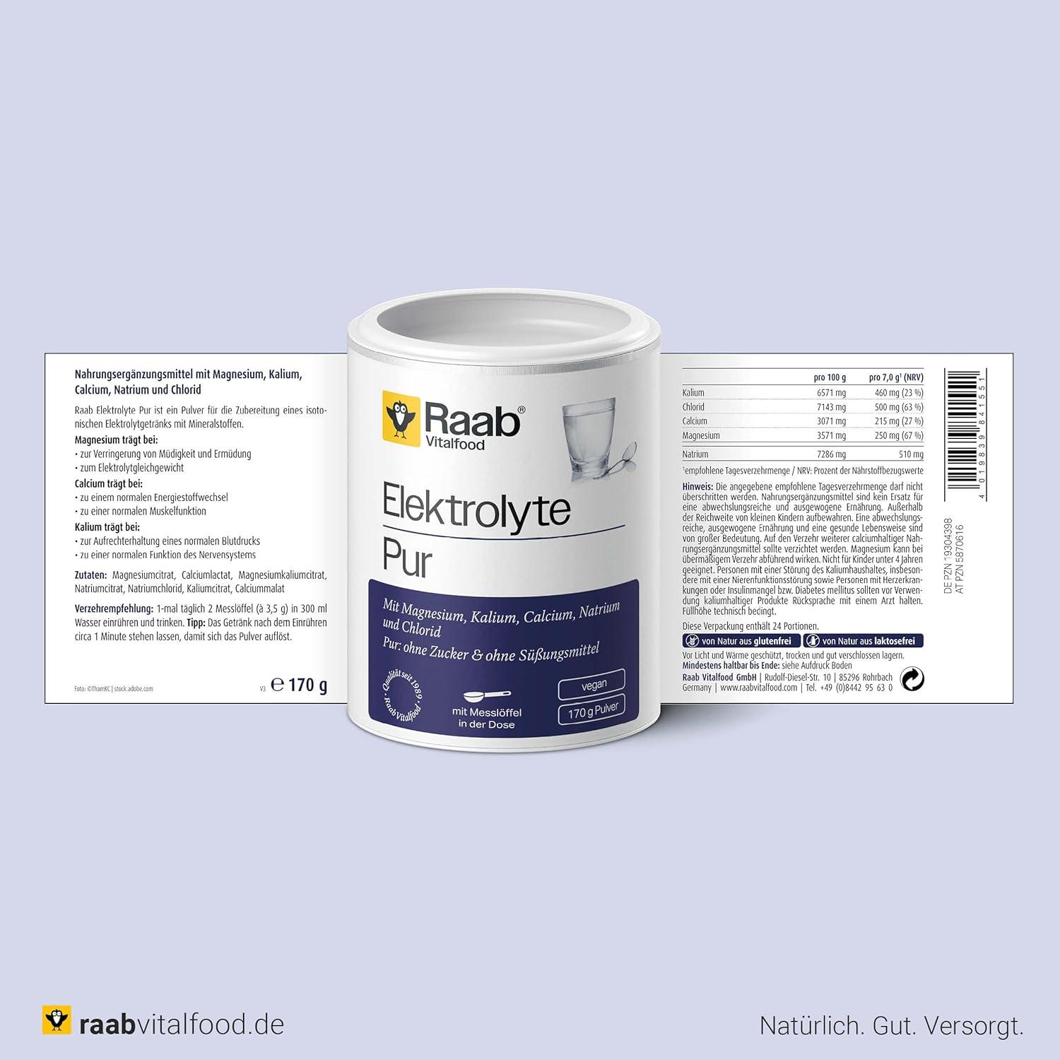 image:imageRAABVITALFOOD ELECTROLITO PURO polvo 170 gr produit spcialis pour un usage quotidien peut tre utilis rgulirement selon les besoins individuels poids 170 g et devient un alli fiable dans la