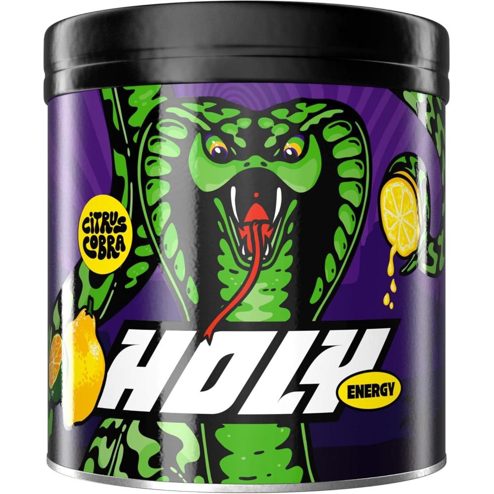 image:imageHOLY Energy Gaming Booster Gorillas Grape avec got de raisin vert en poudre 50 portions avec NewCaff amp extrait de th vert Focus Drink Vegan avec armes de fruits 100 naturelsCitrus Cobra