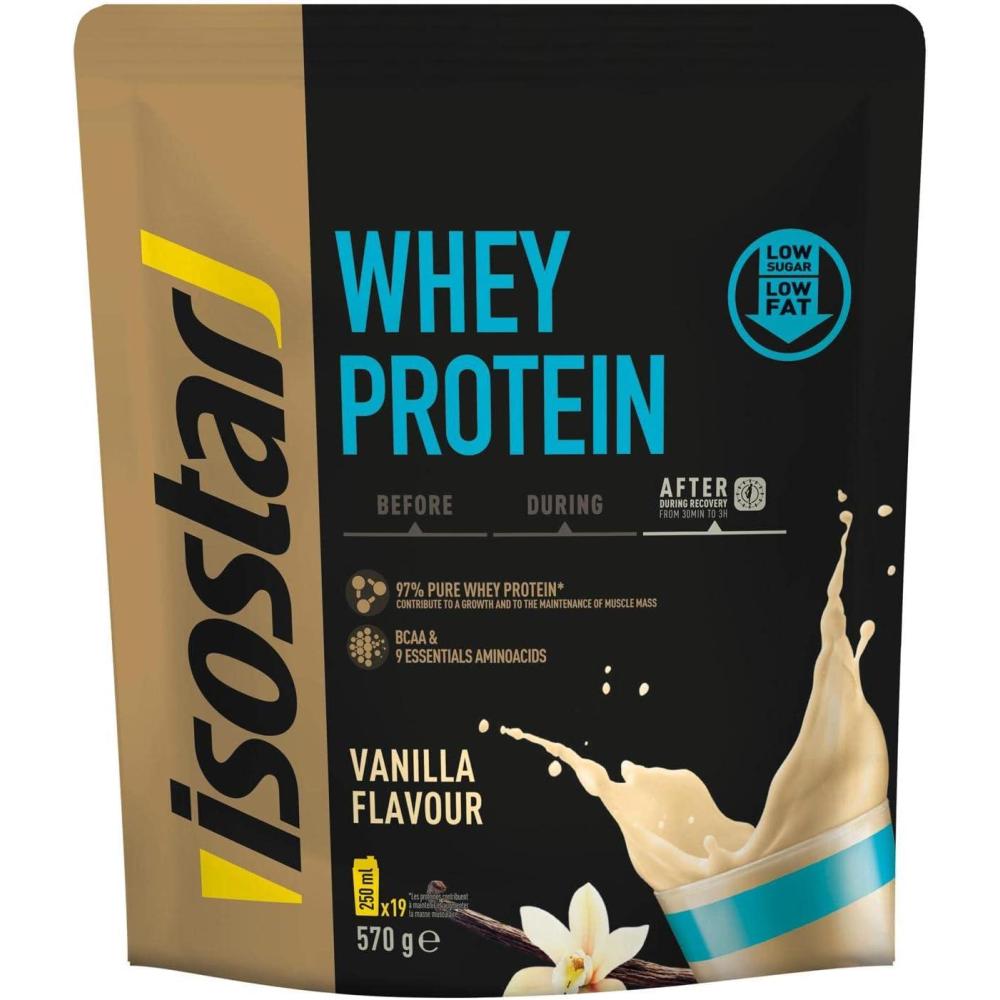 image:imageIsostar High Protein 90 Poudre pour Boisson Hyperprotine Chocolat 16 Boissons 400 gWhey Vanille