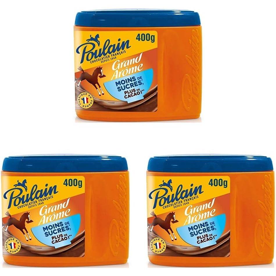 image:imagePoulain Chocolat Grand Arme Moins de Sucre 400 g400 g Lot de 3