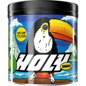 HOLY Energy Gaming Booster &lsquo;Gorillas Grape&rsquo; avec goût de raisin vert en poudre| 50 portions avec NewCaff & extrait de thé vert | Focus Drink | Vegan avec arômes de fruits 100% naturels(Thai Lime Toucan)