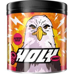 HOLY Energy Gaming Booster &lsquo;Gorillas Grape&rsquo; avec goût de raisin vert en poudre| 50 portions avec NewCaff & extrait de thé vert | Focus Drink | Vegan avec arômes de fruits 100% naturels(Raspberry Raptor)