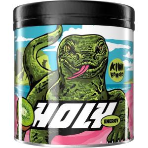 HOLY Energy Gaming Booster &lsquo;Gorillas Grape&rsquo; avec goût de raisin vert en poudre| 50 portions avec NewCaff & extrait de thé vert | Focus Drink | Vegan avec arômes de fruits 100% naturels(Kiwi Komodo)