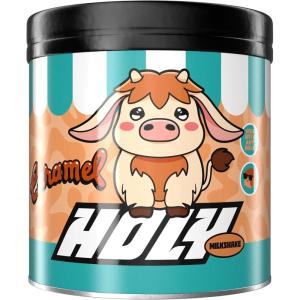 HOLY Milkshake Caramel – 50 portions avec vitamines B, C et D et arômes 100% naturels – sans sucre, sans caféine et vegan – poudre pour milkshake hypocalorique au goût caramel(Caramel)