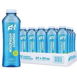 Perfect Hydration Eau potable alcaline au pH 9,5+, minéraux électrolytes pour le goût, 2 boîtes de 3,8 litres (2 boîtes de 3,785,4 ml)(Water)