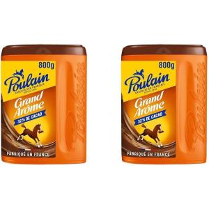 Poulain Chocolat Grand Arôme Moins de Sucre 400 g(800 g (Lot de 2))