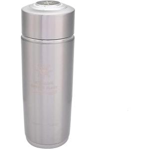 Pwshymi Bouteille D&rsquo;eau Alcaline Purifiante à Nanoénergie pour Stimuler le Métabolisme et Améliorer l&rsquo;immunité, Flacon en Acier Inoxydable de 400 Ml pour les Amateurs de santé (Bleu)(Argent)