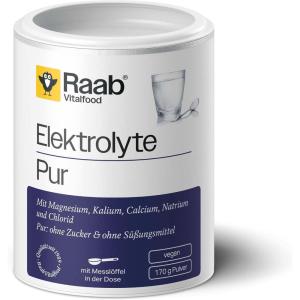 RAABVITALFOOD ELECTROLITO PURO polvo 170 gr – produit spécialisé pour un usage quotidien, peut être utilisé régulièrement selon les besoins individuels, poids 170 g et devient un allié fiable dans la