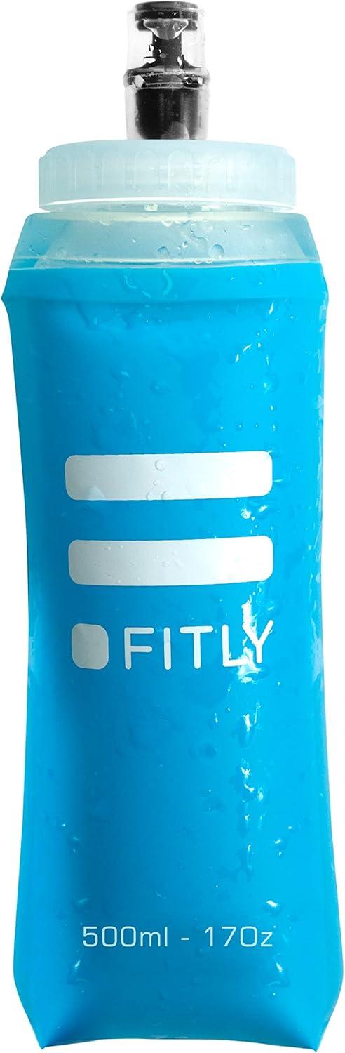 image:imageFITLY Soft Flask pour Sac dHydratation Idal pour Le Running vlo randonne Gourde SoupleBleu
