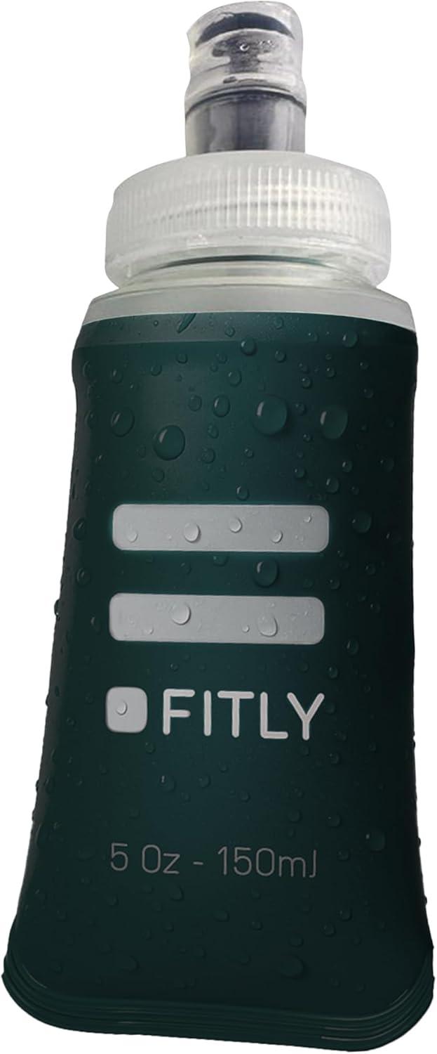 image:imageFITLY Soft Flask pour Sac dHydratation Idal pour Le Running vlo randonne Gourde SoupleBleu Ptrole