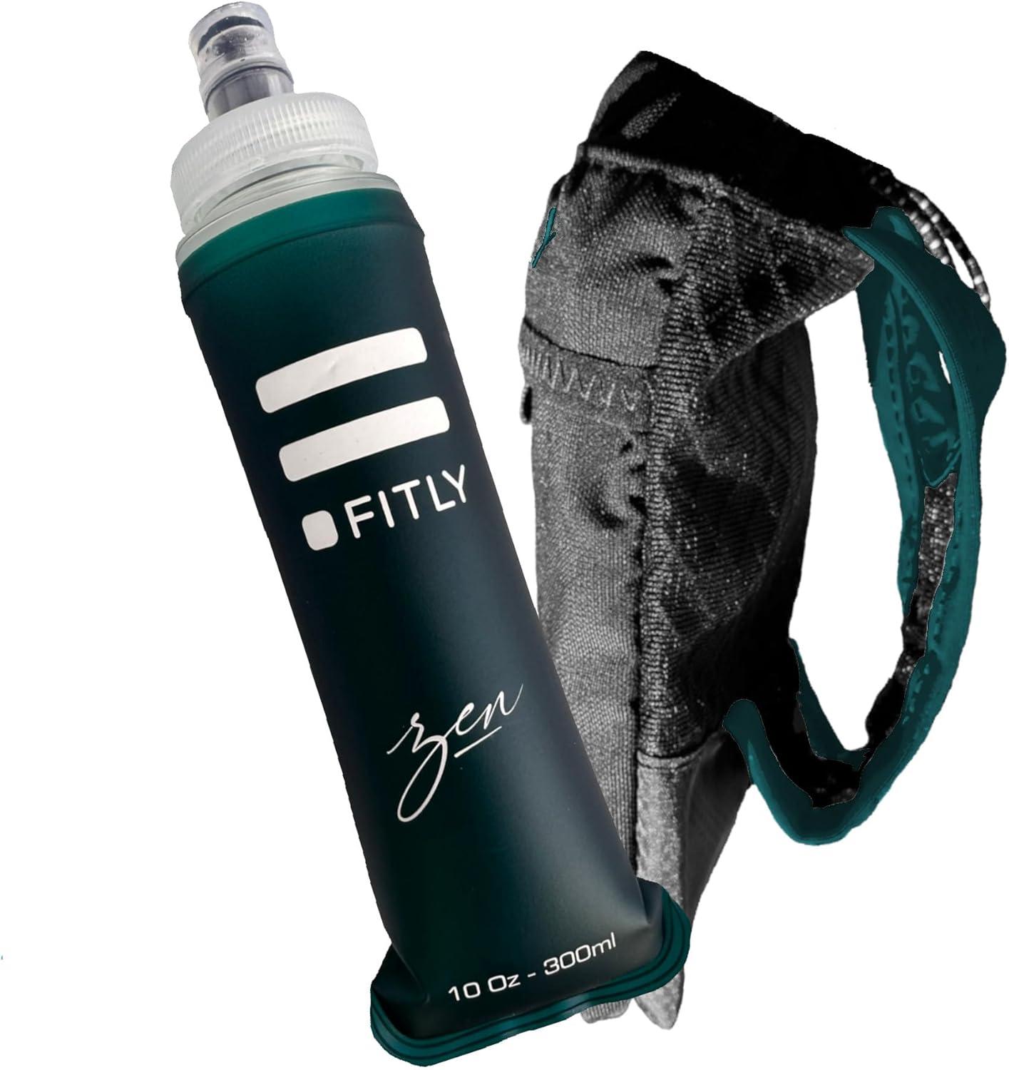 image:imageFITLY Soft Flask pour Sac dHydratation Idal pour Le Running vlo randonne Gourde SoupleBleu Ptrole