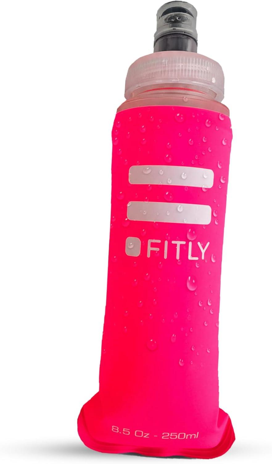 image:imageFITLY Soft Flask pour Sac dHydratation Idal pour Le Running vlo randonne Gourde SoupleRose