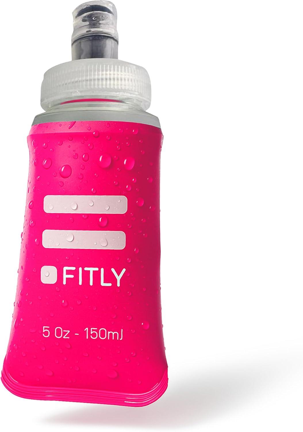 image:imageFITLY Soft Flask pour Sac dHydratation Idal pour Le Running vlo randonne Gourde SoupleRose