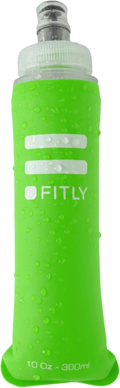 image:imageFITLY Soft Flask pour Sac dHydratation Idal pour Le Running vlo randonne Gourde SoupleVert