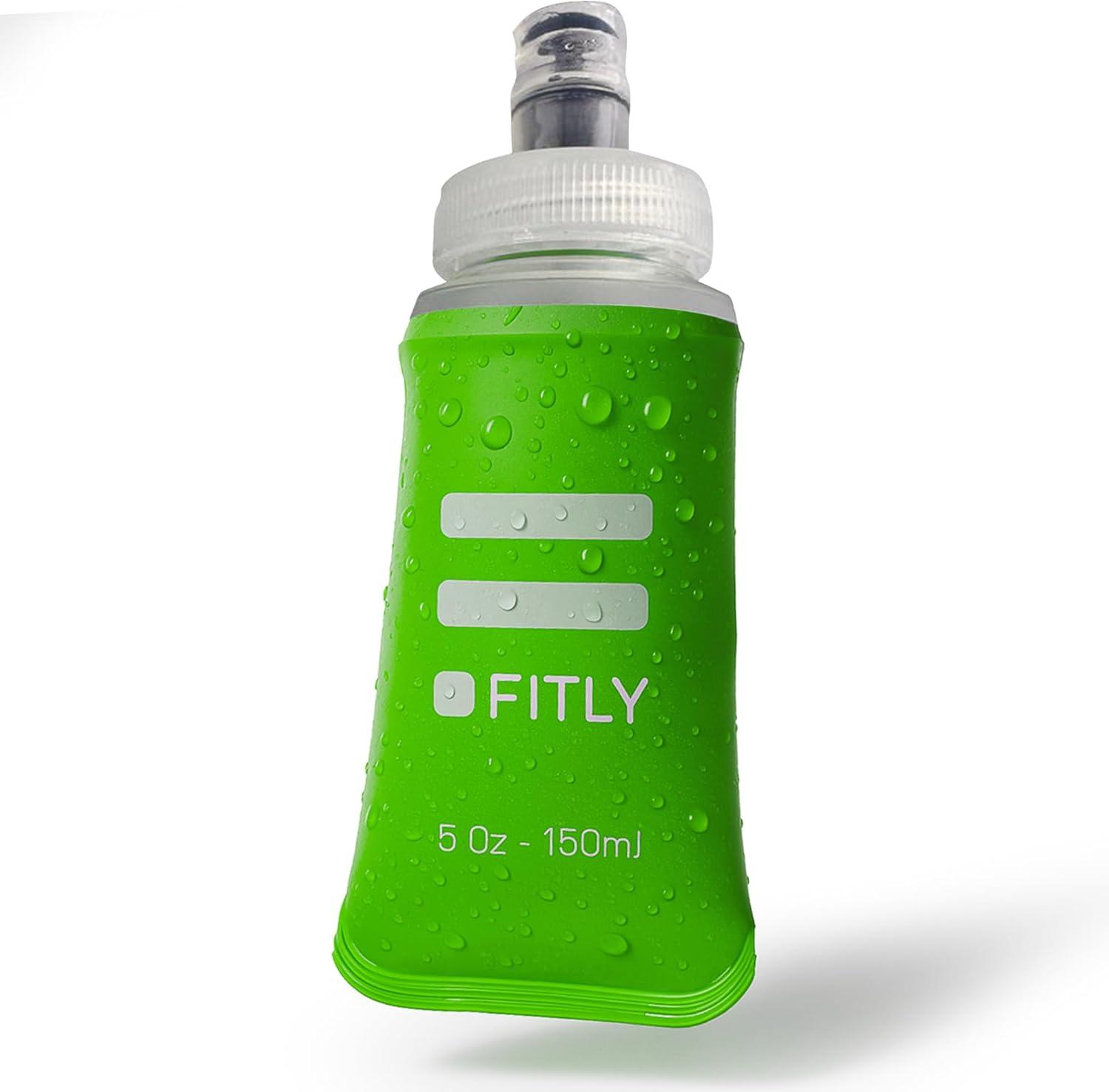image:imageFITLY Soft Flask pour Sac dHydratation Idal pour Le Running vlo randonne Gourde SoupleVert