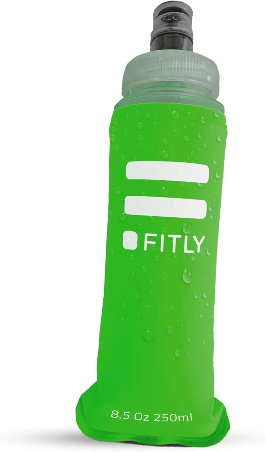 image:imageFITLY Soft Flask pour Sac dHydratation Idal pour Le Running vlo randonne Gourde SoupleVert
