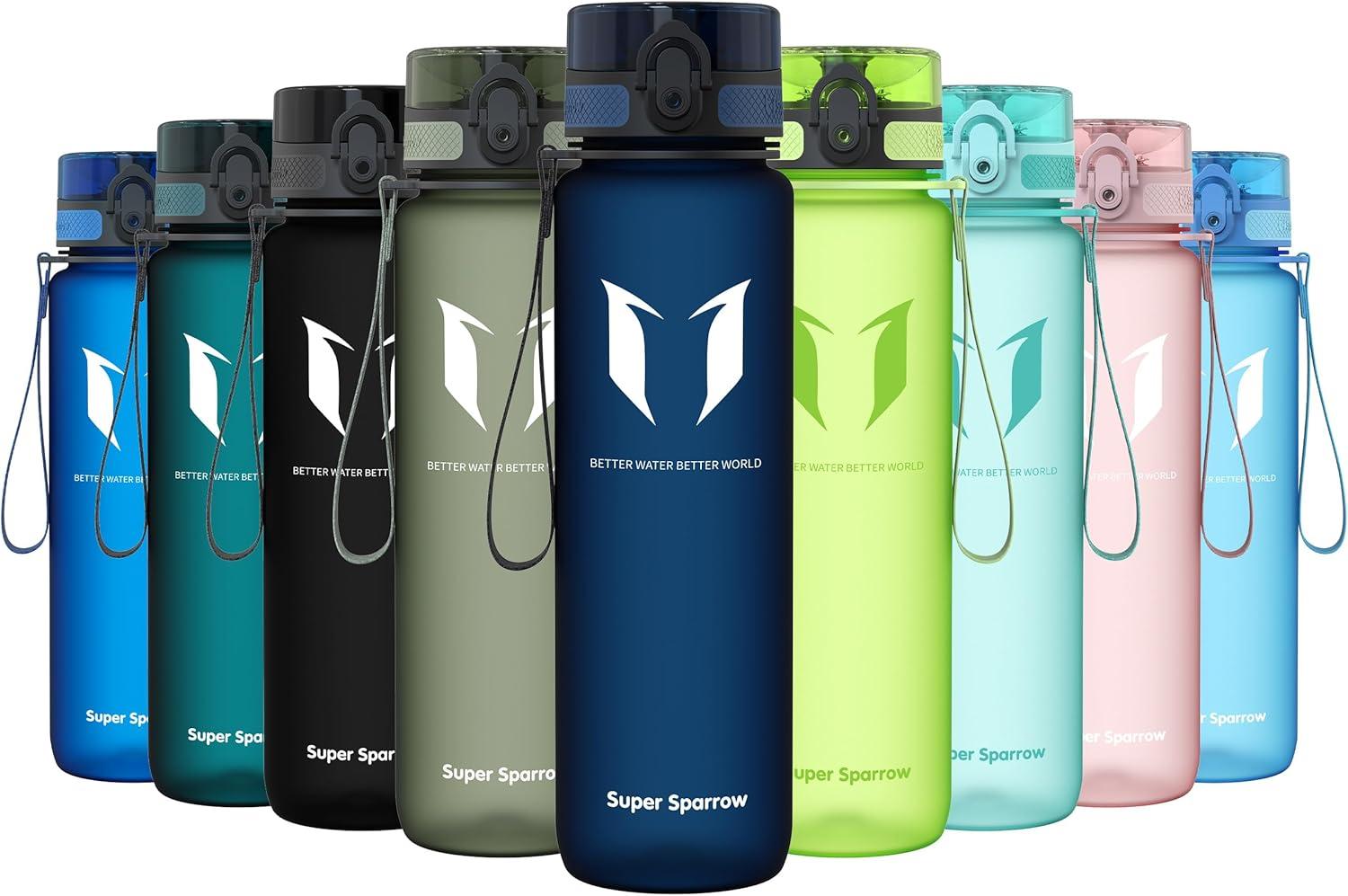 image:imageSuper Sparrow Bouteille deau Gourde 350ml500ml750ml1000ml sans BPA Convient pour Le Sport la randonne lcole Le Bureau en Plein airMyrtilles