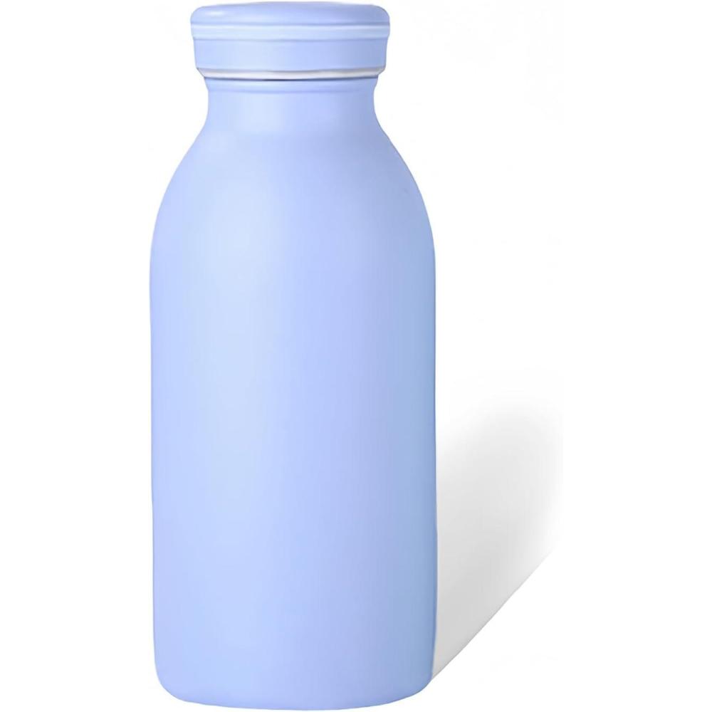 image:image350 ml Bouteille Deau Isotherme INOX Gourde Isotherme Gourde INOX Reutilisable sans BPA pour Maintien Chaud 12 Heures amp Froid Jusqu 24 Heures pour Voyage Sport GymBleuBleu350ml