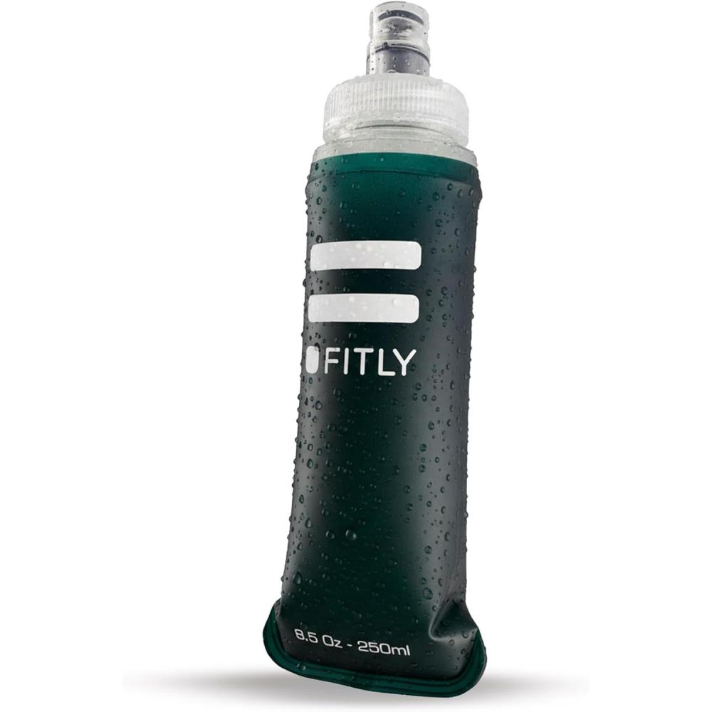 image:imageFITLY Soft Flask pour Sac dHydratation Idal pour Le Running vlo randonne Gourde SoupleBleu Ptrole