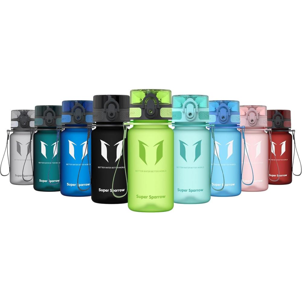 image:imageSuper Sparrow Bouteille deau Gourde 350ml500ml750ml1000ml sans BPA Convient pour Le Sport la randonne lcole Le Bureau en Plein airLimonade