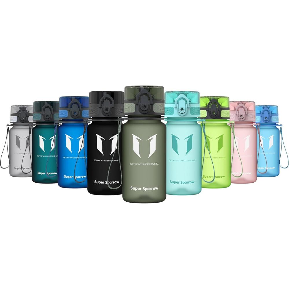 image:imageSuper Sparrow Bouteille deau Gourde 350ml500ml750ml1000ml sans BPA Convient pour Le Sport la randonne lcole Le Bureau en Plein airSauge