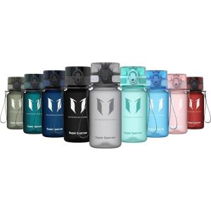 Super Sparrow Bouteille d&rsquo;eau – Gourde – 350ml/500ml/750ml/1000ml – sans BPA – Convient pour Le Sport, la randonnée, l&rsquo;école, Le Bureau, en Plein air(Gris)