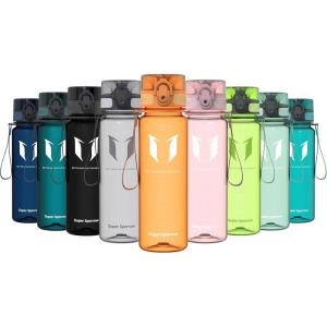 Super Sparrow Bouteille d&rsquo;eau – Gourde – 350ml/500ml/750ml/1000ml – sans BPA – Convient pour Le Sport, la randonnée, l&rsquo;école, Le Bureau, en Plein air(Jaune Clair)
