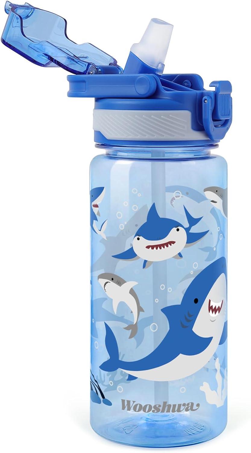 image:imageGourde avec Paille 480ml Anti Fuite Portable Bouteille Deau Sans BPA amp Verrouillage Scuris pour Sport Dinosaure amp LicorneRequin