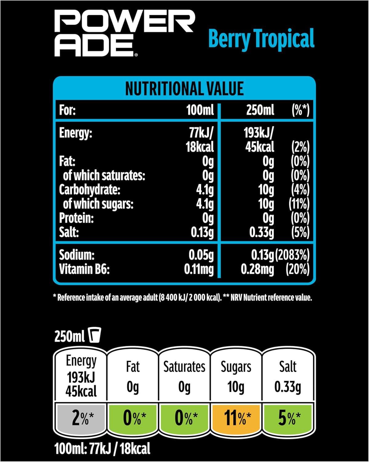 image:image12 boissons nergisantes Powerade Limone Bevanda energetica citron 50 clICE