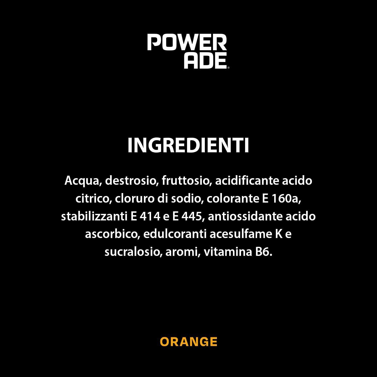 image:image12 boissons nergisantes Powerade Limone Bevanda energetica citron 50 clorange
