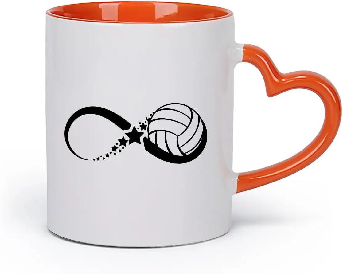 image:imageCaf et boissons chaudes Logo des joueurs de volleyball jeu dquipe sportive 11oz320ml Cadeau humoristique pour les amateurs de caf les collgues et les amis VertS07995