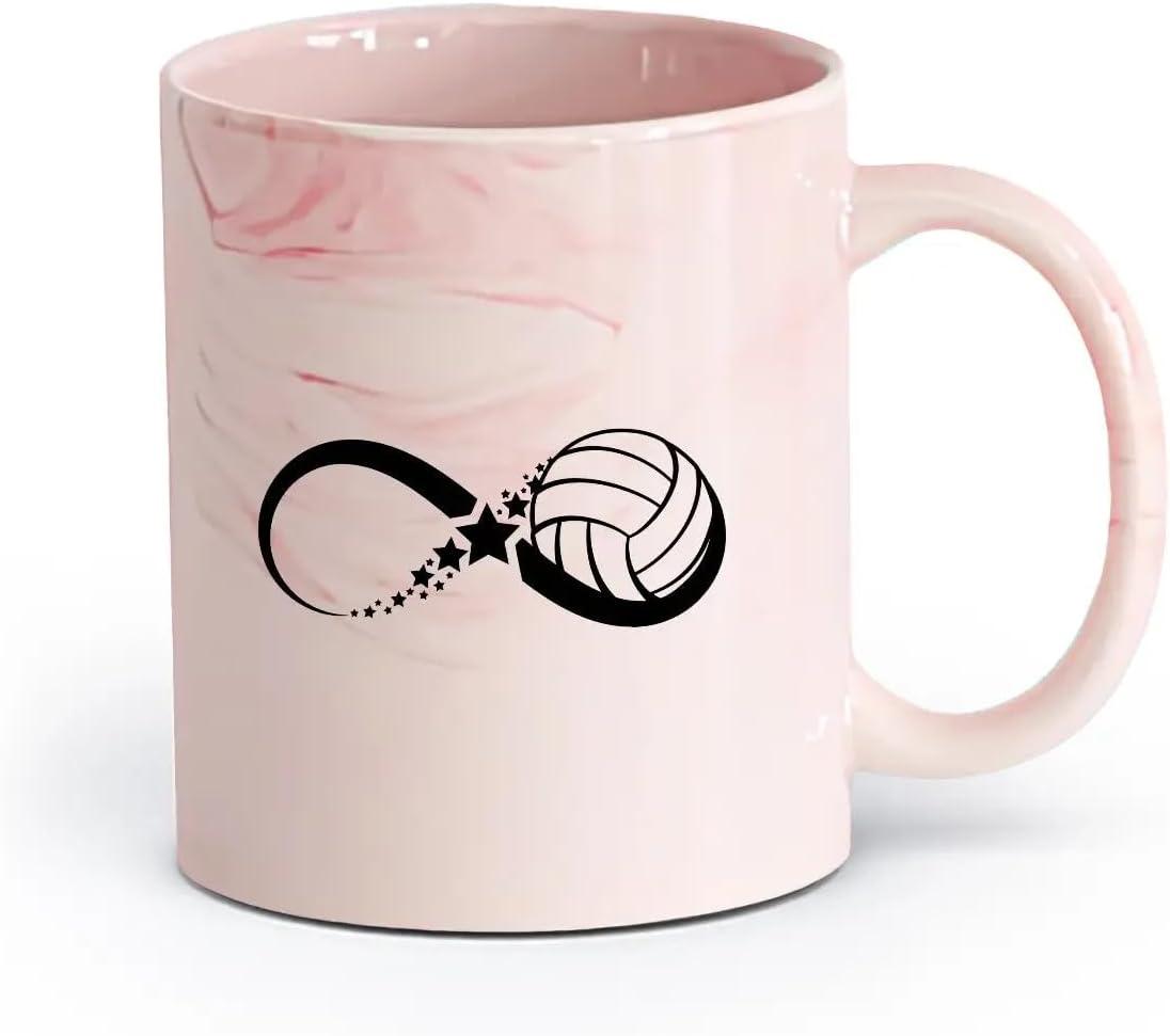 image:imageCaf et boissons chaudes Logo des joueurs de volleyball jeu dquipe sportive 11oz320ml Cadeau humoristique pour les amateurs de caf les collgues et les amis VertS07995